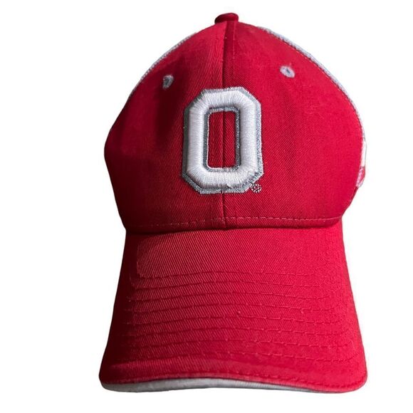 Zephyr Ohio State Buckeyes Block O snapback mesh back trucker hat - Picture 1 of 12